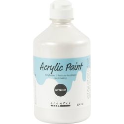 Peinture acrylique métallisée