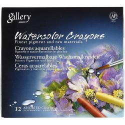 Pastels à la cire aquarellables