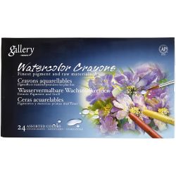 Pastels à la cire aquarellables