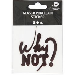 Autocollant pour verre & porcelaine