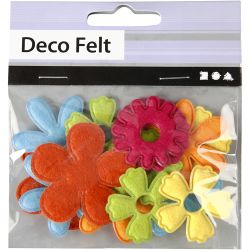 Fleurs en feutre