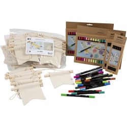 Kit DIY Groupe Peins ta propre bannière
