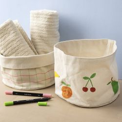 Paniers en tissu