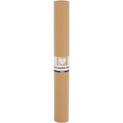 Papier imitation cuir, L : 50 cm, unicolor, 350 gr, brun clair, 1 m/ 1 rouleau