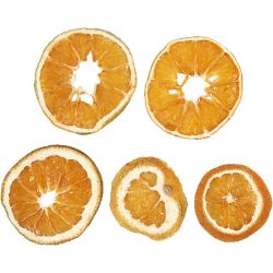Tranches d'orange séchées