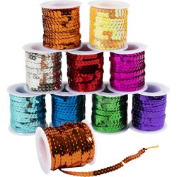 Rubans pailletés
