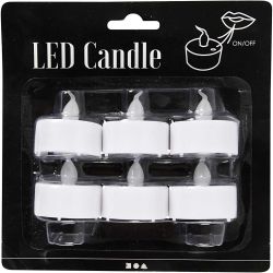 Bougies chauffe-plat à LED