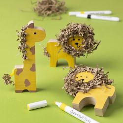 Animaux en bois