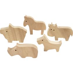Animaux en bois