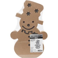 Figurine avec lumière à l'intérieur