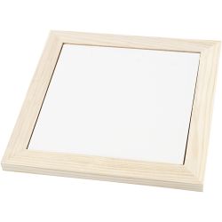 Dessous-de-plat avec cadre en bois