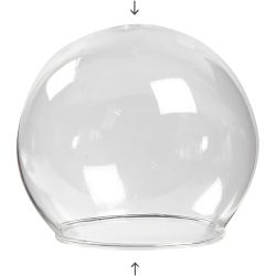 Pot en verre - sphérique
