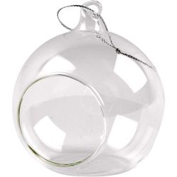 Boules en verre avec trou