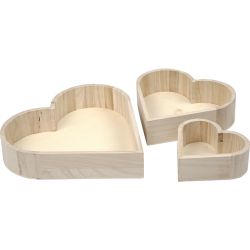 Plats en forme de coeur