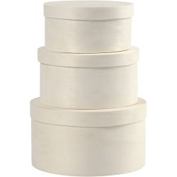 Boîtes copeau rondes