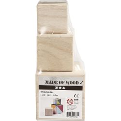 Cubes en bois