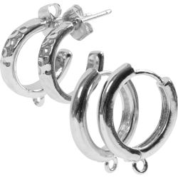 Boucles créoles œillet