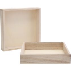 Cadres en bois avec rebord