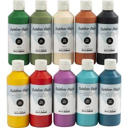 Peinture extérieure décorative