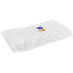 Pots de rangement en plastique