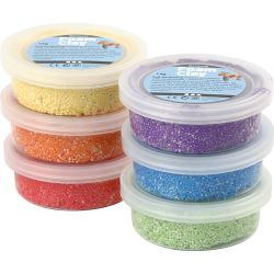 Foam Clay&reg;, M&eacute;tallis&eacute;, Couleurs vives, 6x14 gr/ 1 Pq.