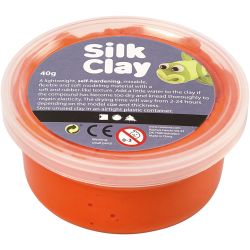 Silk Clay&reg;, orange, 40 gr/ 1 bo&icirc;te