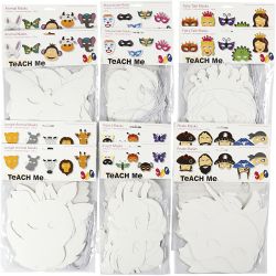 Masques en papier cartonné