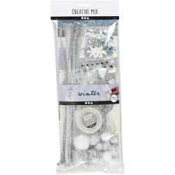 Assortiment de mat&eacute;riel cr&eacute;atif, Hiver, 1 Pq.