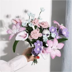 Kit DIY Fleurs en Fil Chenille