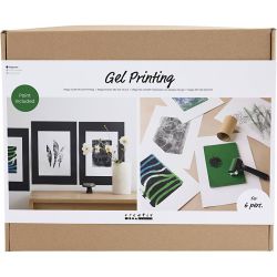 Kit DIY Groupe Impression sur Plaque de Gel